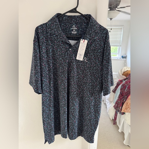 Brand New Rhoback “Buy Low” Polo XL - Picture 1 of 5